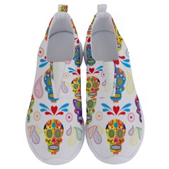 Boho Skull Vibe No Lace Lightweight Shoes by designsbymallika