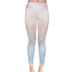 Morning Sky Love Inside Out Leggings by designsbymallika