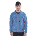 Baby Elephant Flying On Balloons Men s Windbreaker View1