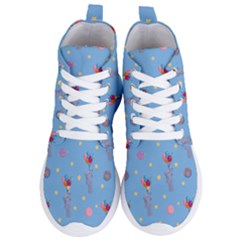 Baby Elephant Flying On Balloons Women s Lightweight High Top Sneakers by SychEva