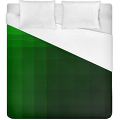 Zappwaits-green Duvet Cover (king Size)
