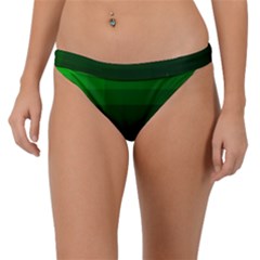 Zappwaits-green Band Bikini Bottom