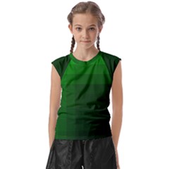 Zappwaits-green Kids  Raglan Cap Sleeve Tee