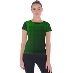 Zappwaits-green Short Sleeve Sports Top 