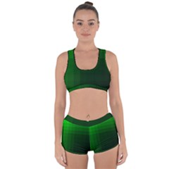 Zappwaits-green Racerback Boyleg Bikini Set by zappwaits