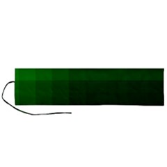 Zappwaits-green Roll Up Canvas Pencil Holder (l) by zappwaits