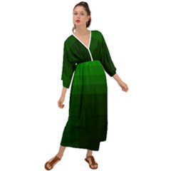 Zappwaits-green Grecian Style  Maxi Dress by zappwaits