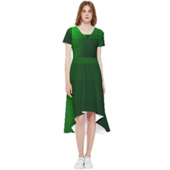 Zappwaits-green High Low Boho Dress by zappwaits