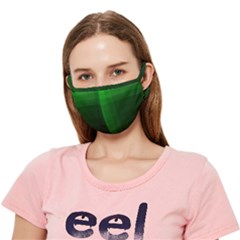 Zappwaits-green Crease Cloth Face Mask (adult) by zappwaits