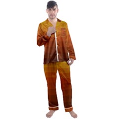 Zappwaits - Color Gradient Men s Long Sleeve Satin Pajamas Set