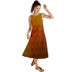 Zappwaits - Color Gradient Summer Maxi Dress by zappwaits