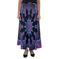 Framed Mandala Flared Maxi Skirt by MRNStudios