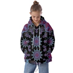 Framed Mandala Kids  Oversized Hoodie by MRNStudios