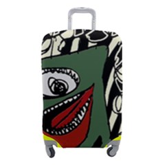Monster Bird Portrait Illustration Luggage Cover (small) by dflcprintsclothing