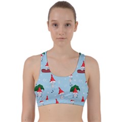 Funny Mushrooms Go About Their Business Back Weave Sports Bra by SychEva