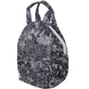 Grey And White Grunge Camouflage Abstract Print Travel Backpacks View1