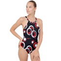 Vintage Circles High Neck One Piece Swimsuit View1