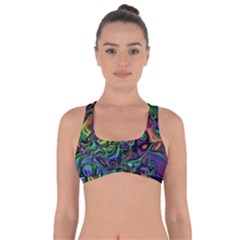 Brain Melt Got No Strings Sports Bra by MRNStudios