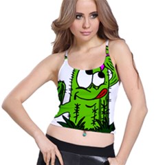 Cactus Spaghetti Strap Bra Top by IIPhotographyAndDesigns