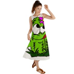 Cactus Summer Maxi Dress