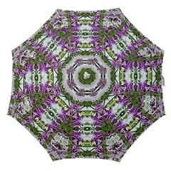 Woven Floral Repeat Straight Umbrellas by kaleidomarblingart