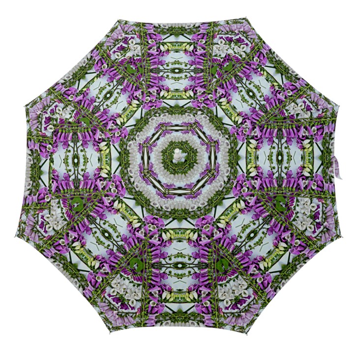 Woven Floral Repeat Straight Umbrellas