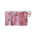 Pink marbling collage Canvas Cosmetic Bag (Small) View2