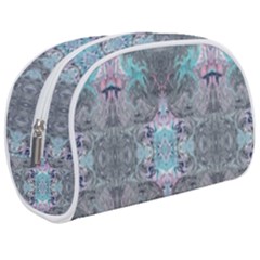 Turquoise Pink Module  Make Up Case (Medium)