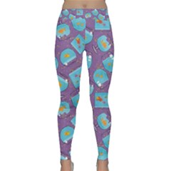 Aquarium With Fish And Sparkles Classic Yoga Leggings by SychEva