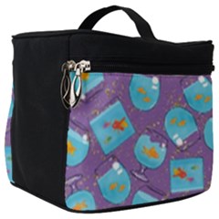 Aquarium With Fish And Sparkles Make Up Travel Bag (big) by SychEva