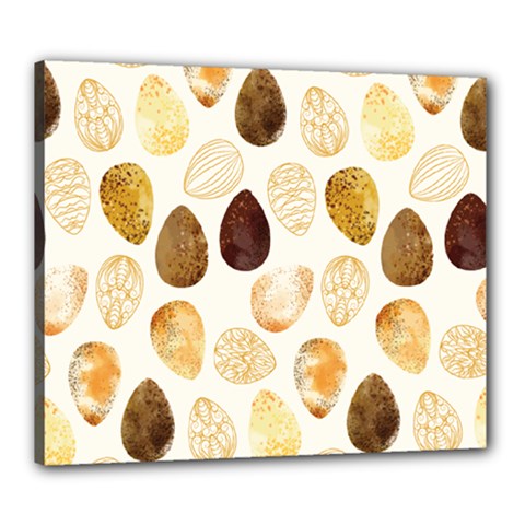 Golden Egg Easter Canvas 24  X 20  (stretched) by designsbymallika