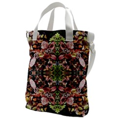 Shrubs Repeats Canvas Messenger Bag by kaleidomarblingart