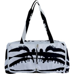 Creepy Monster Black And White Close Up Drawing Multi Function Bag by dflcprintsclothing