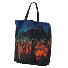 Sunset Colorful Nature Scene Giant Grocery Tote