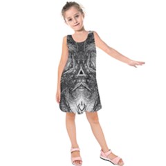 Boho Biohazard Kids  Sleeveless Dress by MRNStudios