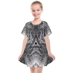 Boho Biohazard Kids  Smock Dress by MRNStudios