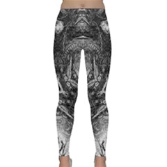 Boho Biohazard Lightweight Velour Classic Yoga Leggings by MRNStudios