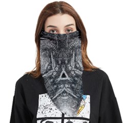 Boho Biohazard Face Covering Bandana (triangle) by MRNStudios