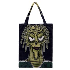 Ugly Monster Portrait Drawing Classic Tote Bag by dflcprintsclothing