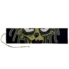 Ugly Monster Portrait Drawing Roll Up Canvas Pencil Holder (l) by dflcprintsclothing