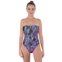 Lo-fi Hyperactivity Tie Back One Piece Swimsuit by MRNStudios