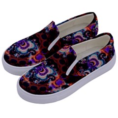 Viral Mandala Kids  Canvas Slip Ons by MRNStudios