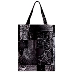 Frequencies Zipper Classic Tote Bag by MRNStudios