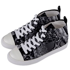 Frequencies Women s Mid-top Canvas Sneakers by MRNStudios