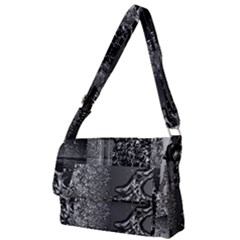 Frequencies Full Print Messenger Bag (l) by MRNStudios