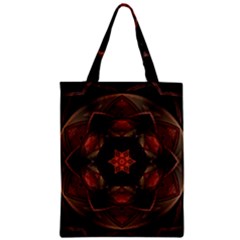 Mrn Medallion Zipper Classic Tote Bag by MRNStudios