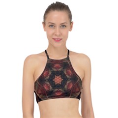 Mrn Medallion Racer Front Bikini Top by MRNStudios