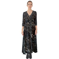 Slammer Button Up Boho Maxi Dress by MRNStudios