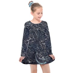 Slammer Kids  Long Sleeve Dress by MRNStudios