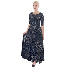 Slammer Half Sleeves Maxi Dress by MRNStudios